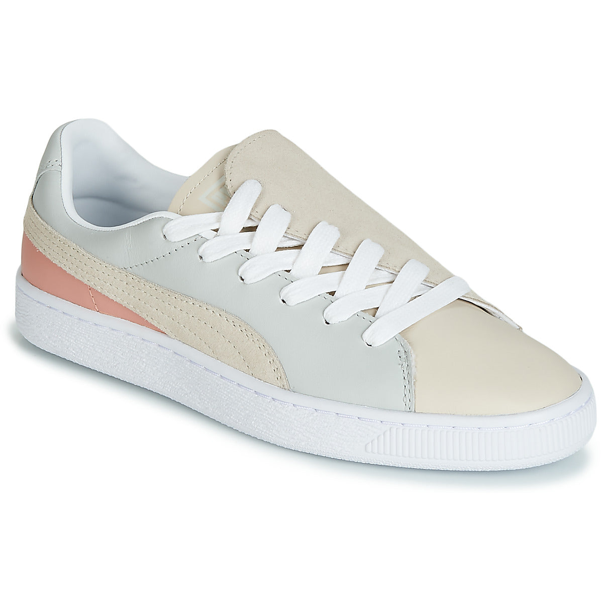 Sneakers basse donne Puma  WN BASKET CRUSH PARIS.GRAY  Beige 