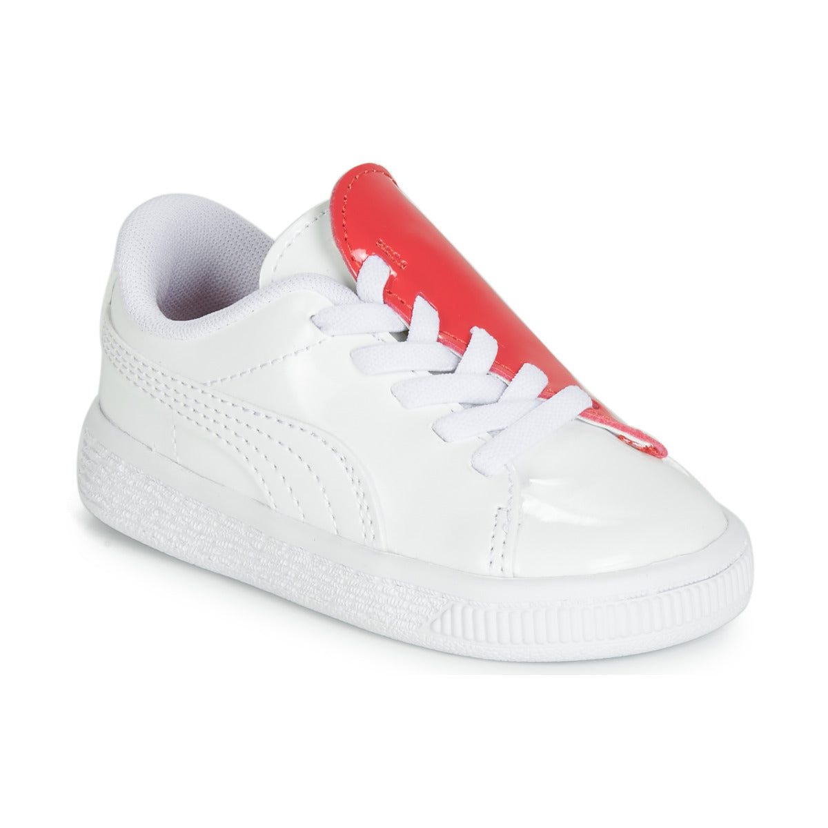 Scarpe bambini ragazza Puma  INF B CRUSH PATENT AC.W-H  Bianco 