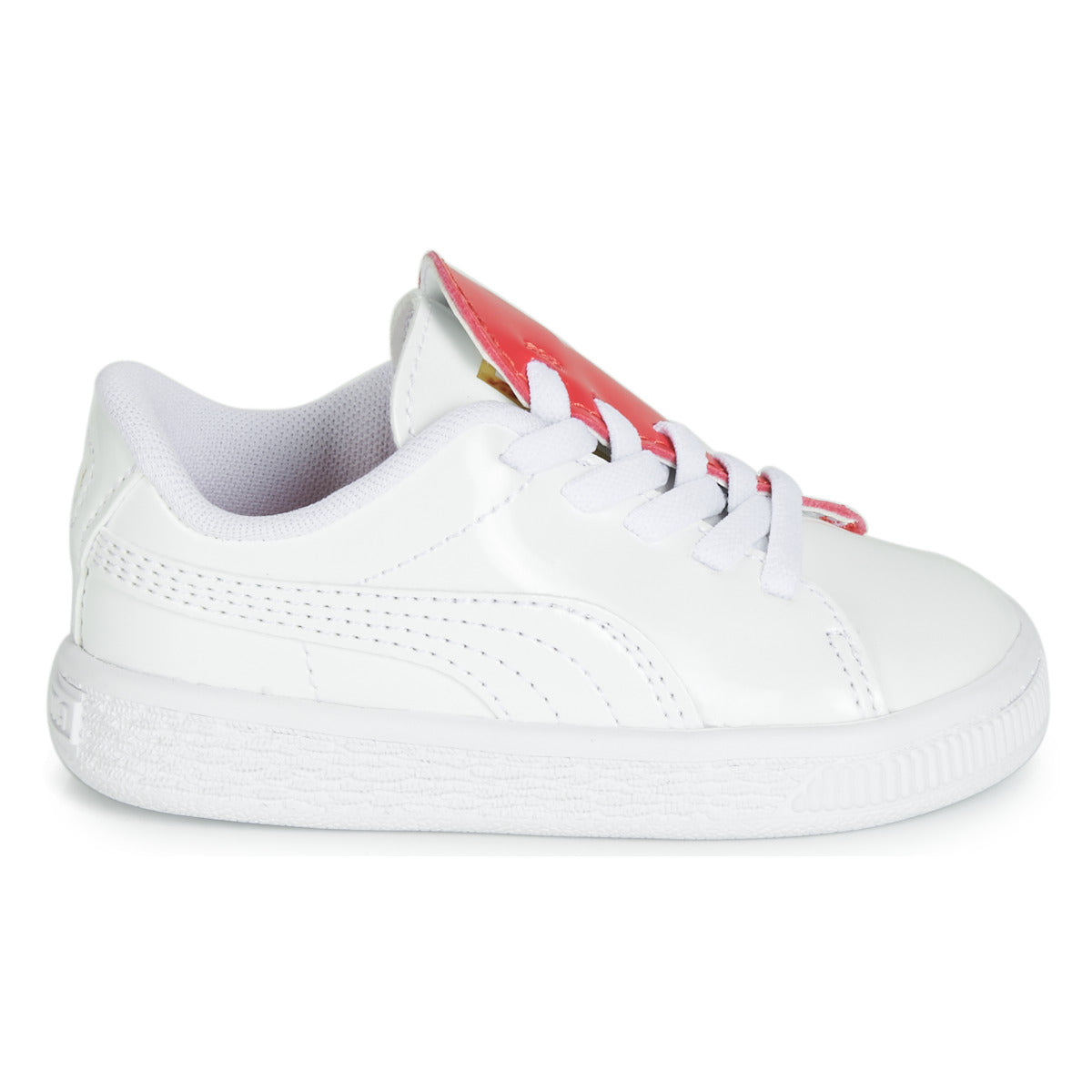 Scarpe bambini ragazza Puma  INF B CRUSH PATENT AC.W-H  Bianco 