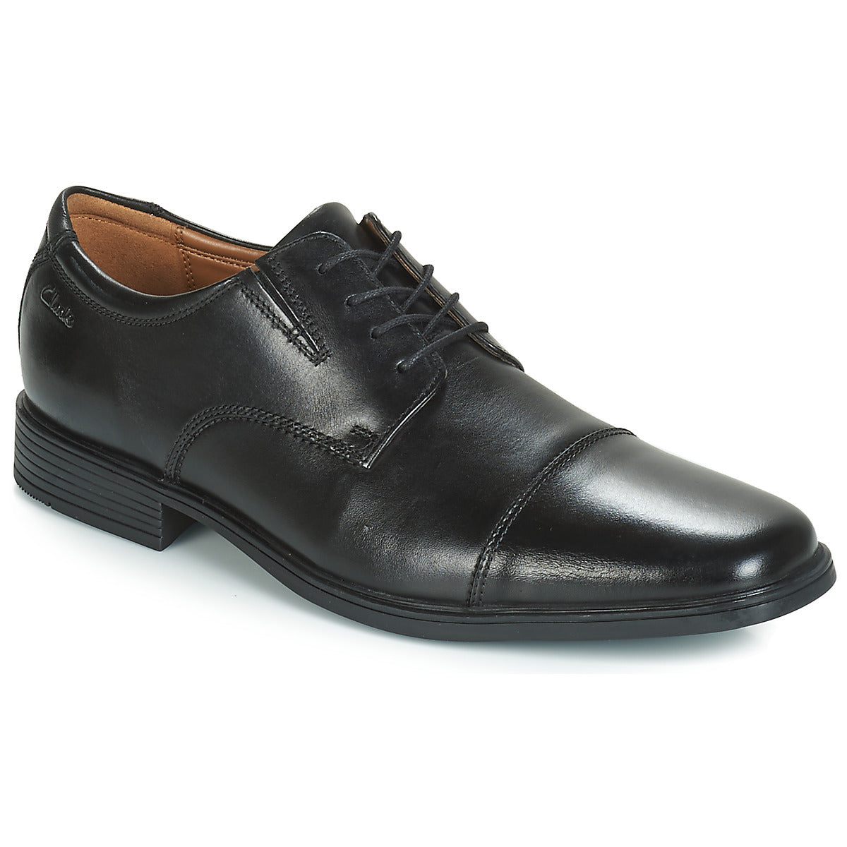 Scarpe uomini Clarks  TILDEN CAP  Nero 