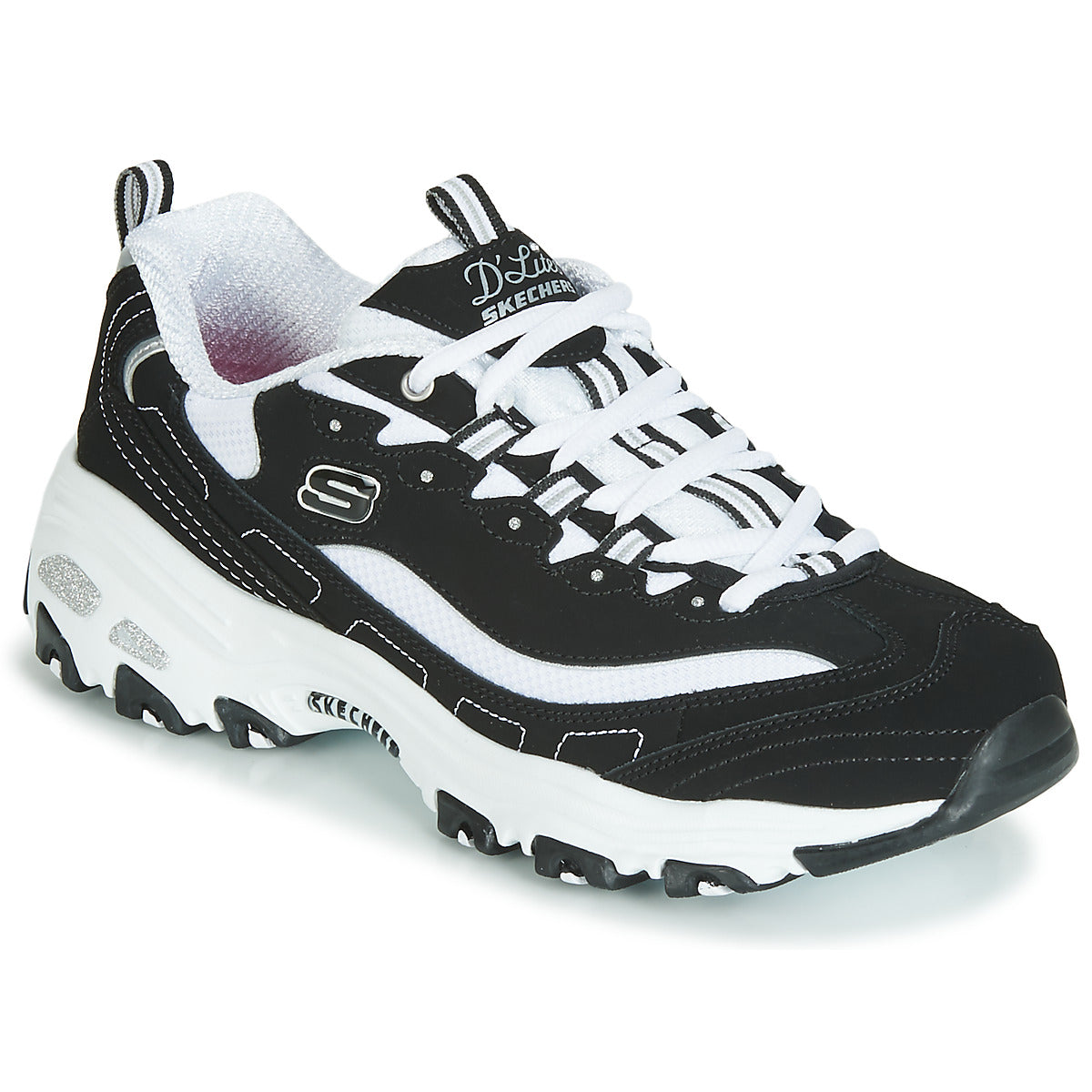 Sneakers basse donne Skechers  D'LITES  Nero 