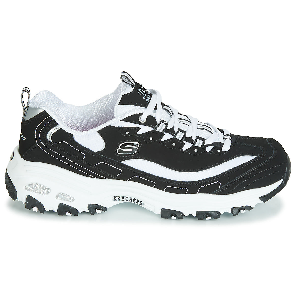 Sneakers basse donne Skechers  D'LITES  Nero 