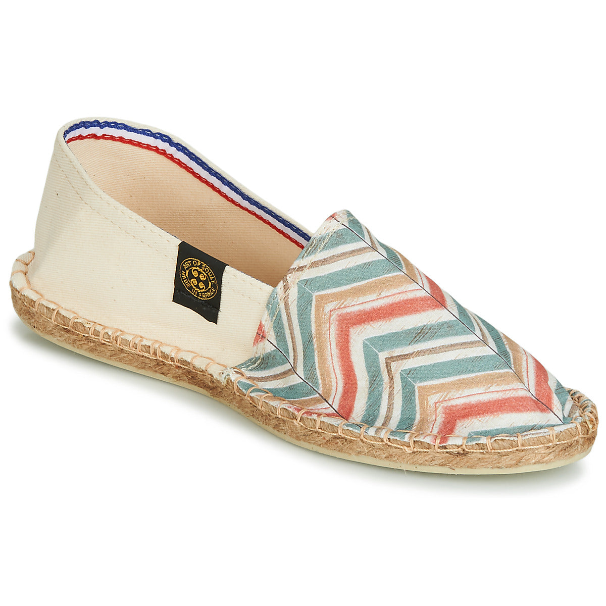 Scarpe Espadrillas donne Art of Soule  BOHEME BICOLOR  Beige 