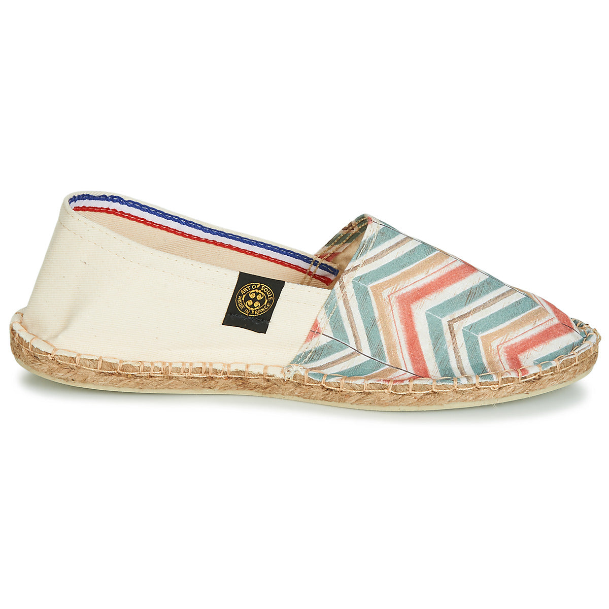 Scarpe Espadrillas donne Art of Soule  BOHEME BICOLOR  Beige 