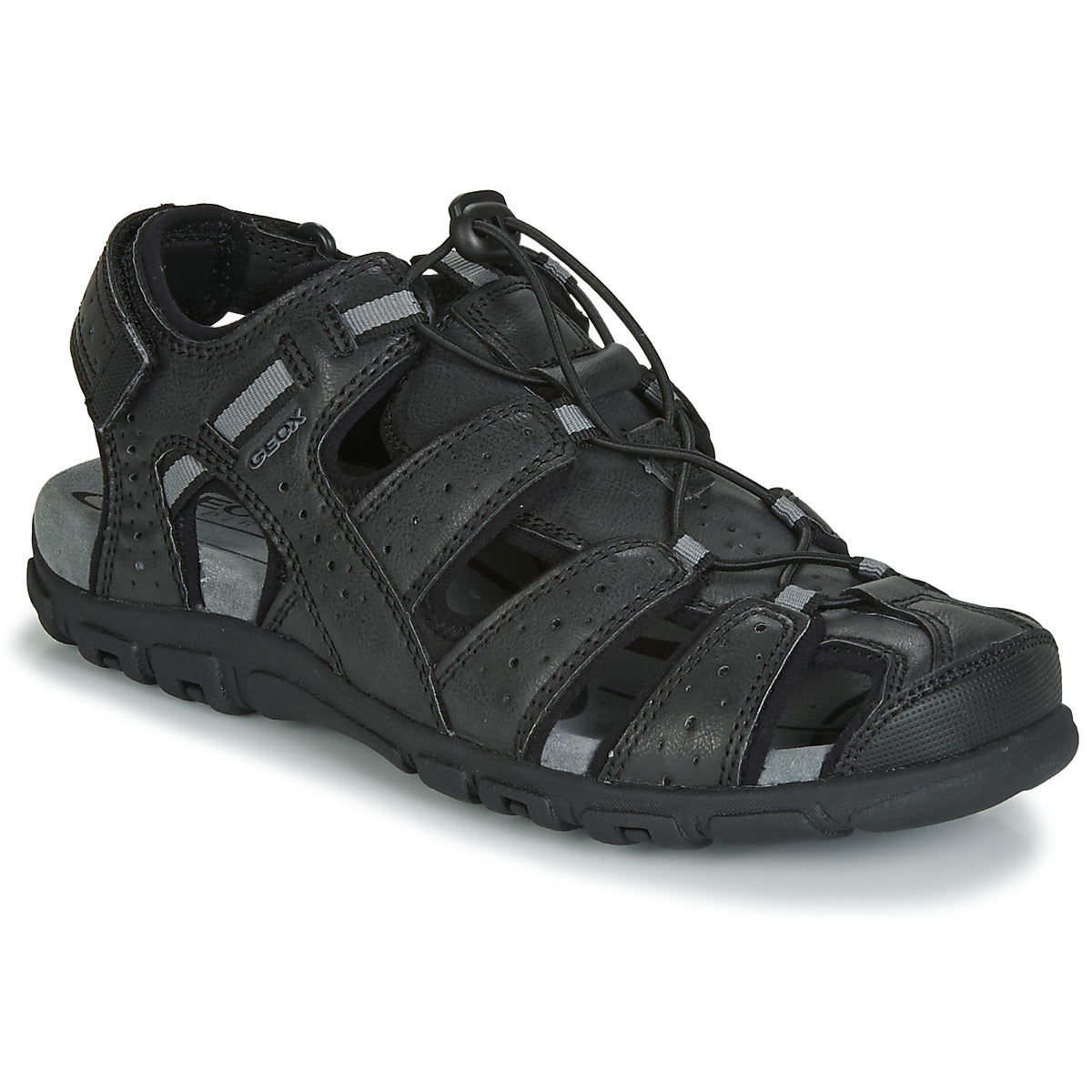 Sandali uomini Geox  UOMO SANDAL STRADA  Nero 