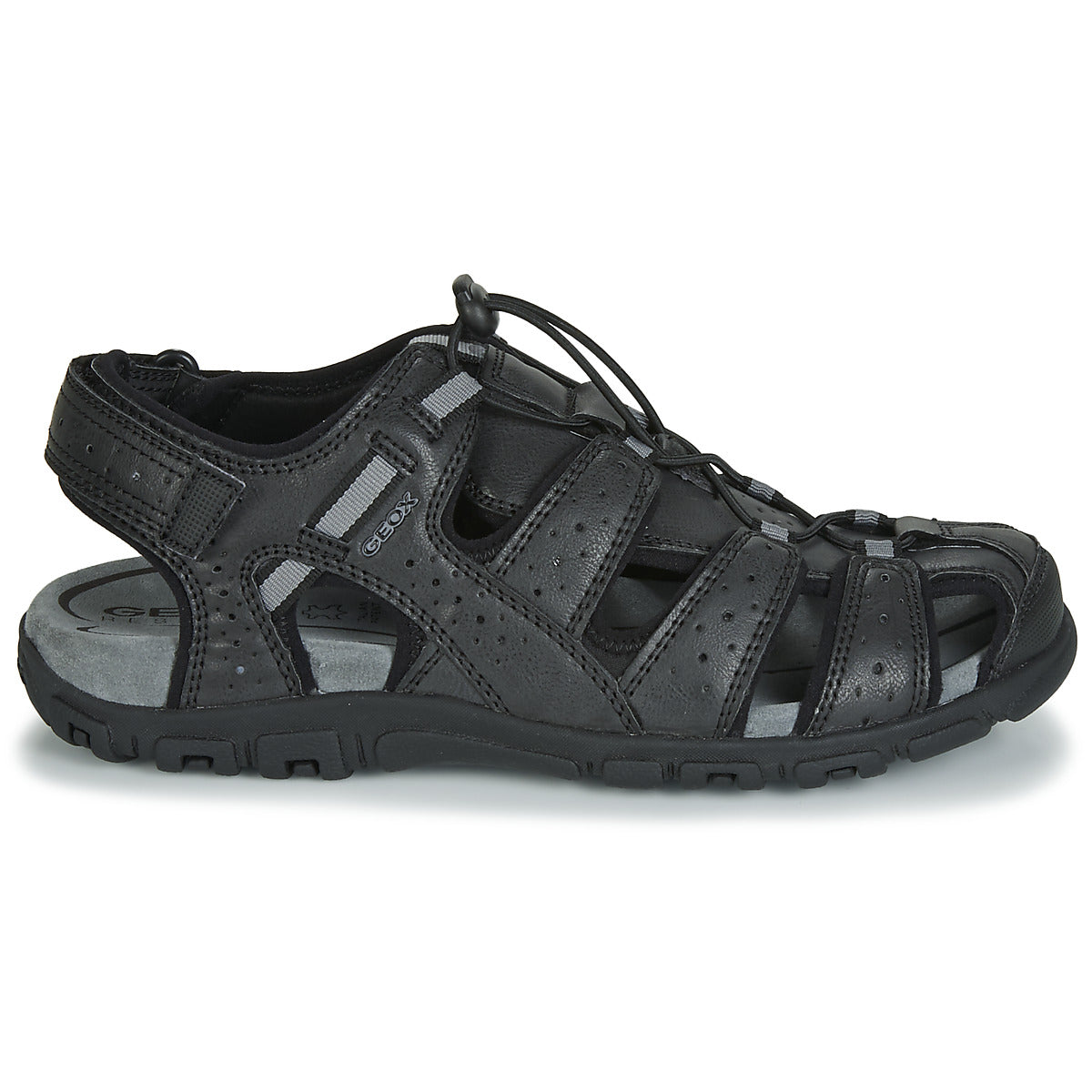 Sandali uomini Geox  UOMO SANDAL STRADA  Nero 