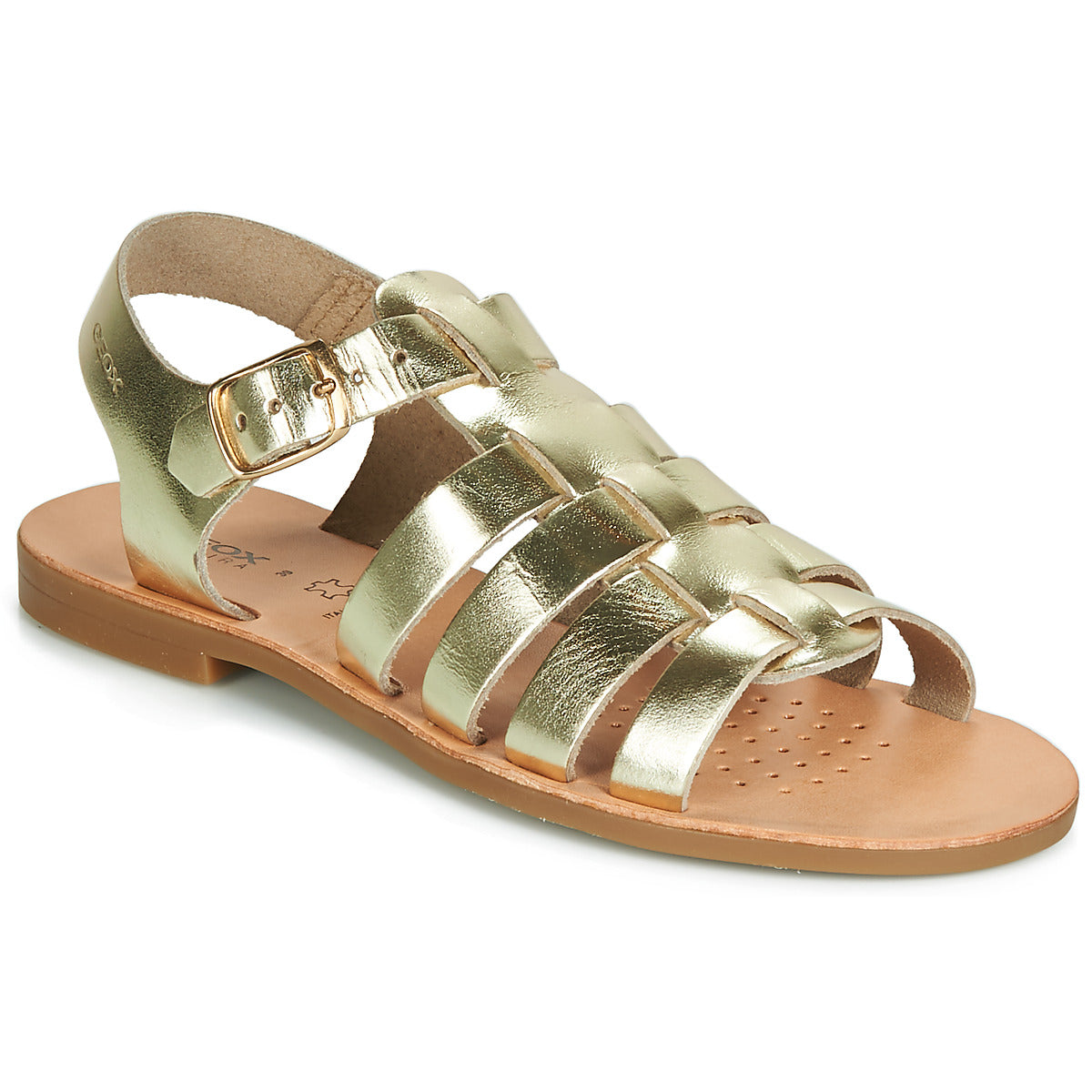 Sandali bambini ragazza Geox  J SANDAL VIOLETTE GI  Oro 