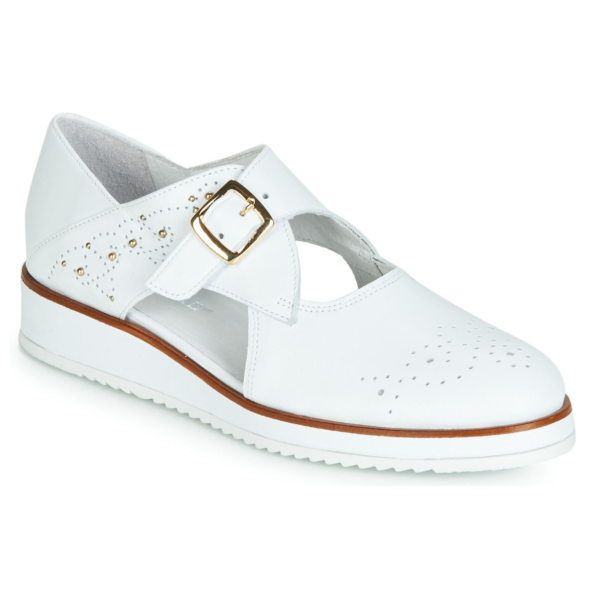 Scarpe donne Regard  RIXALO V1 NAPPA BLANC  Bianco 