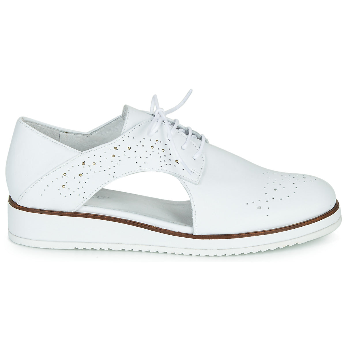 Scarpe donne Regard  RIXAMU V1 NAPPA BLANC  Bianco 