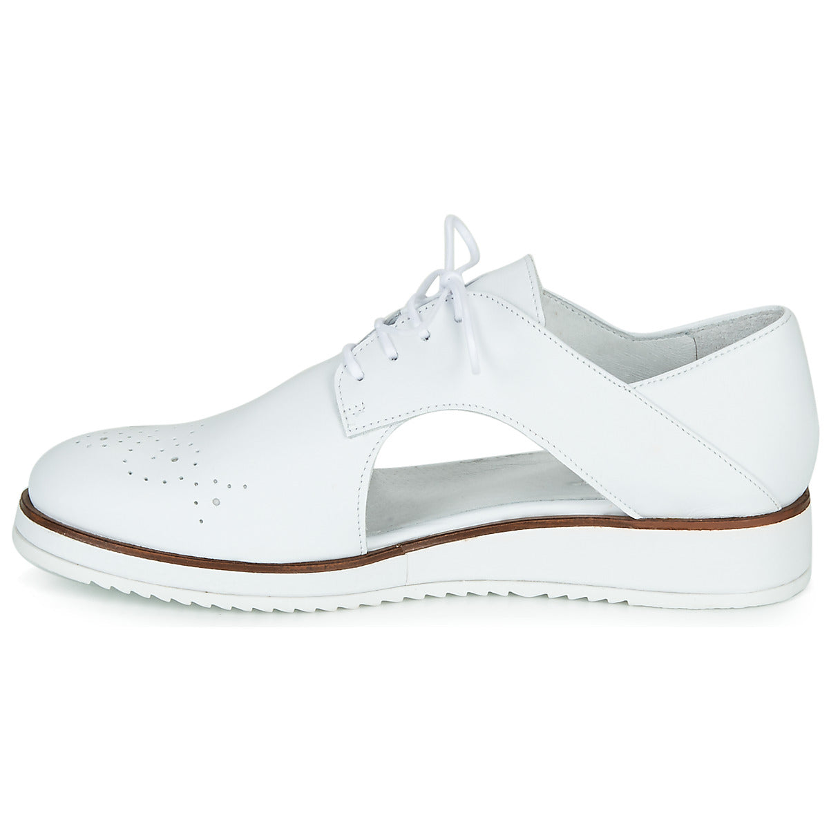 Scarpe donne Regard  RIXAMU V1 NAPPA BLANC  Bianco 