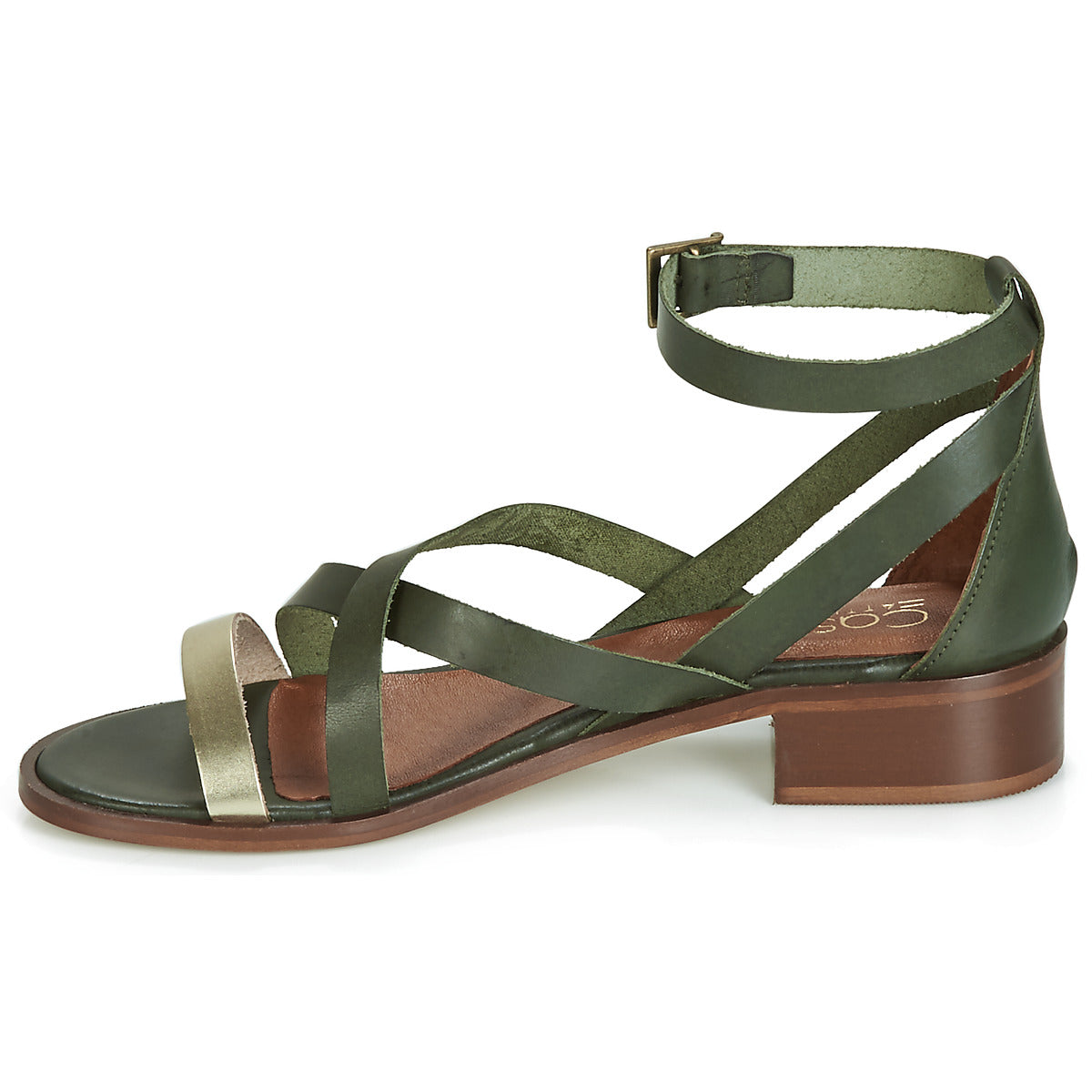 Sandali donne Casual Attitude  COUTIL  Verde 