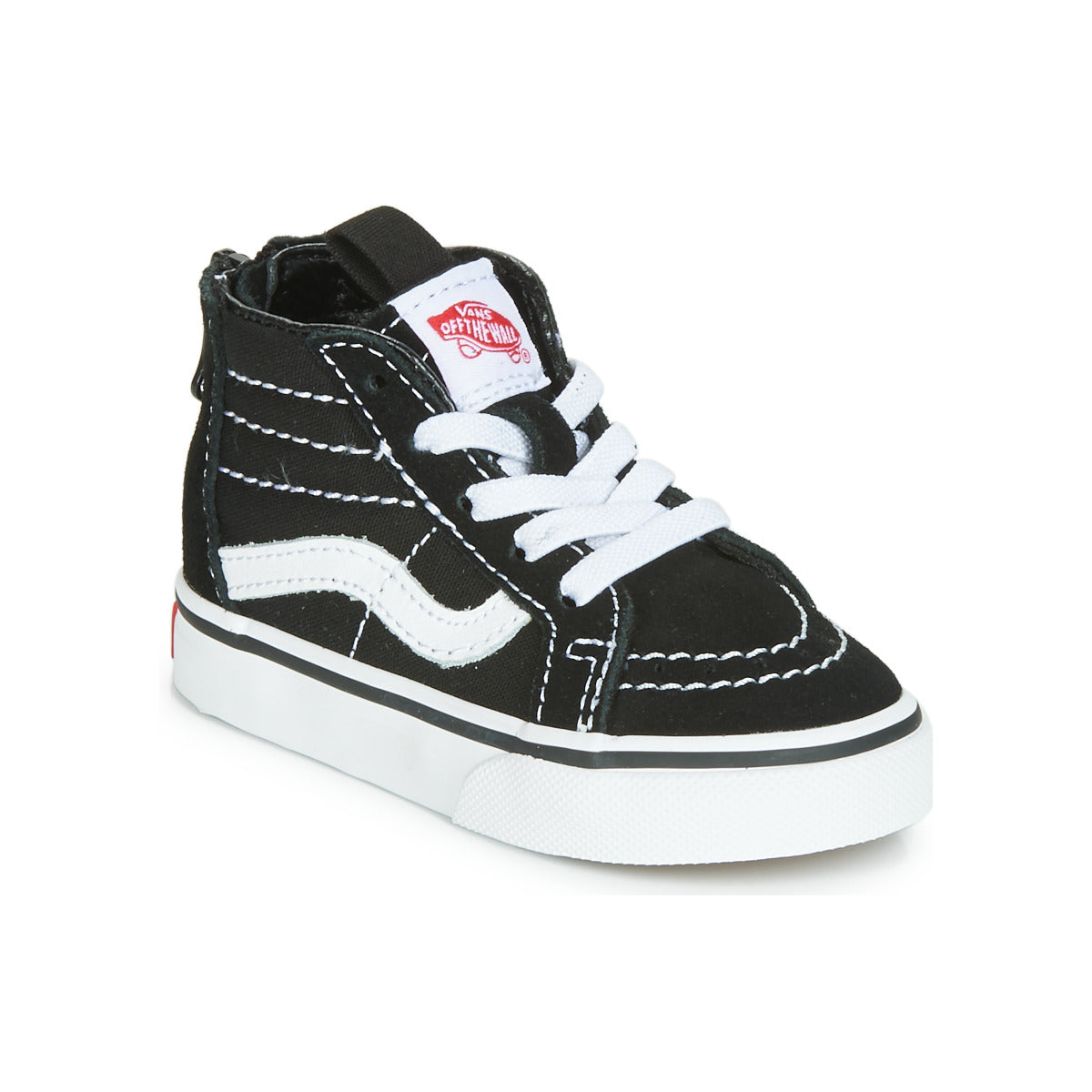 Scarpe bambini ragazzo Vans  SK8-HI ZIP  Nero 