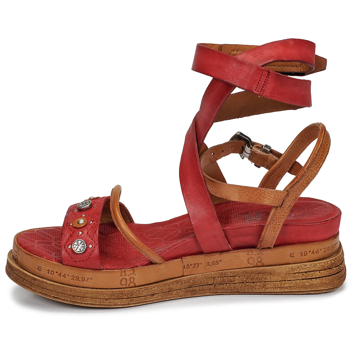 Sandali donne Airstep / A.S.98  LAGOS  Rosso 