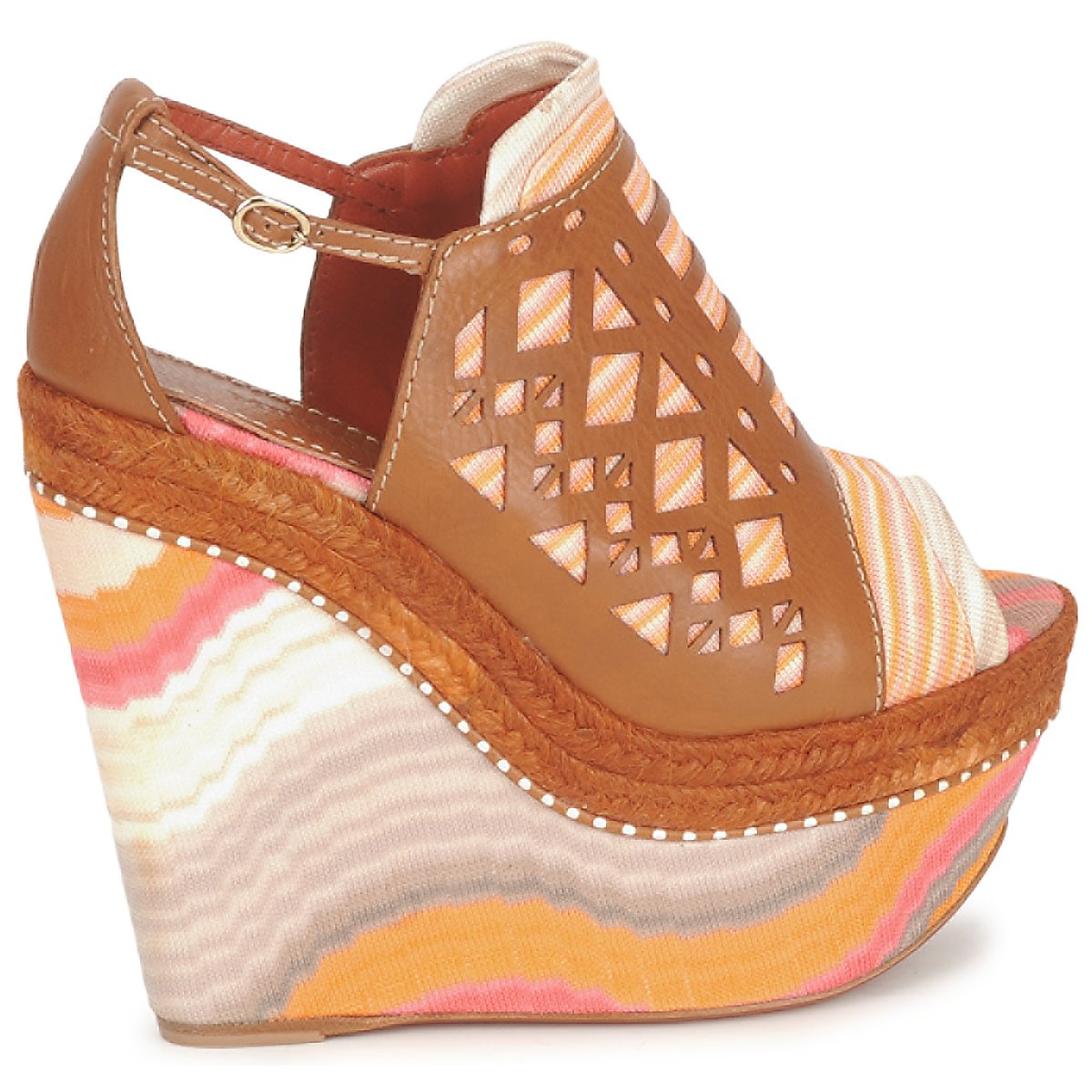 Sandali donne Missoni  TM22  Marrone 