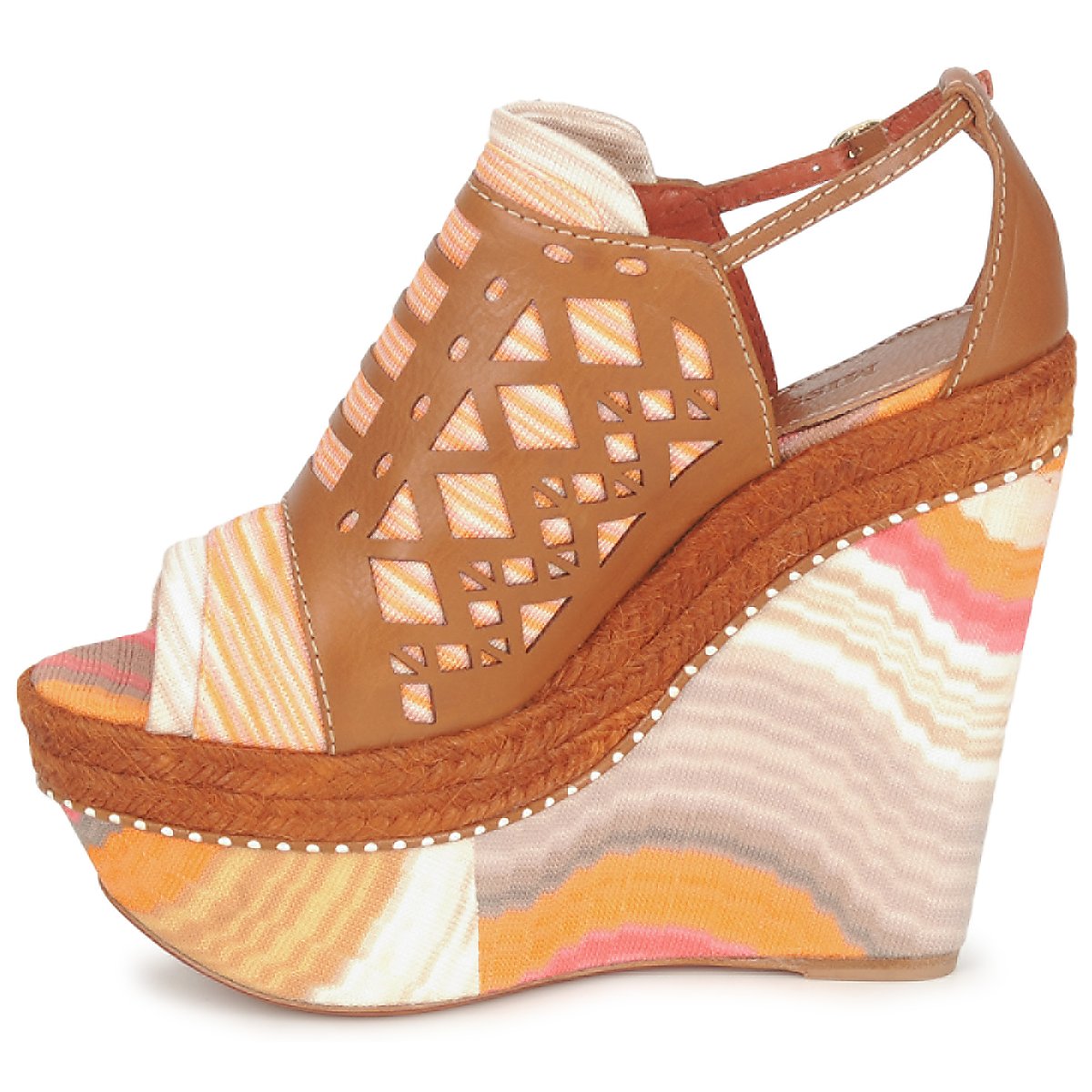 Sandali donne Missoni  TM22  Marrone 