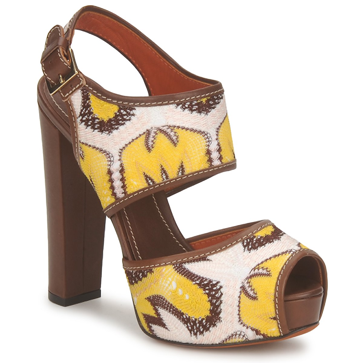 Sandali donne Missoni  TM81  Marrone 