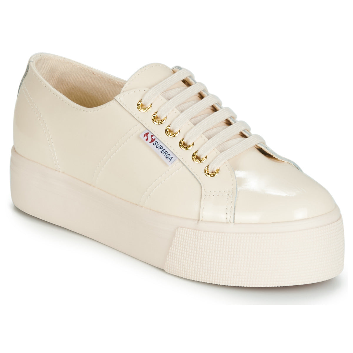 Sneakers basse donne Superga  2790 LEAPATENT  Beige 