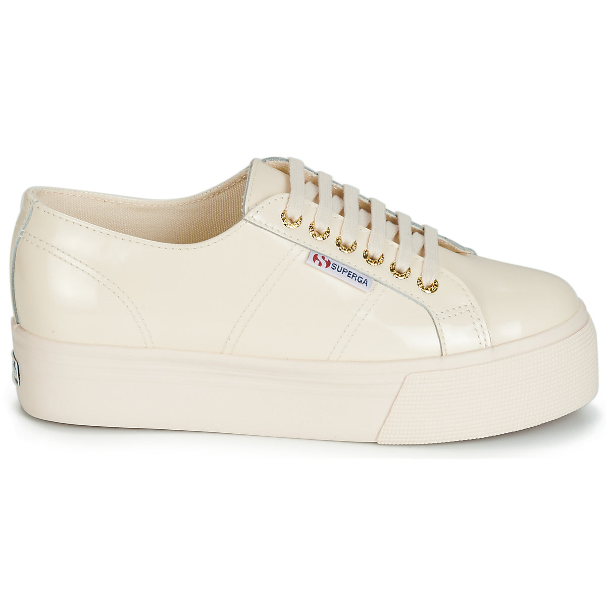 Sneakers basse donne Superga  2790 LEAPATENT  Beige 