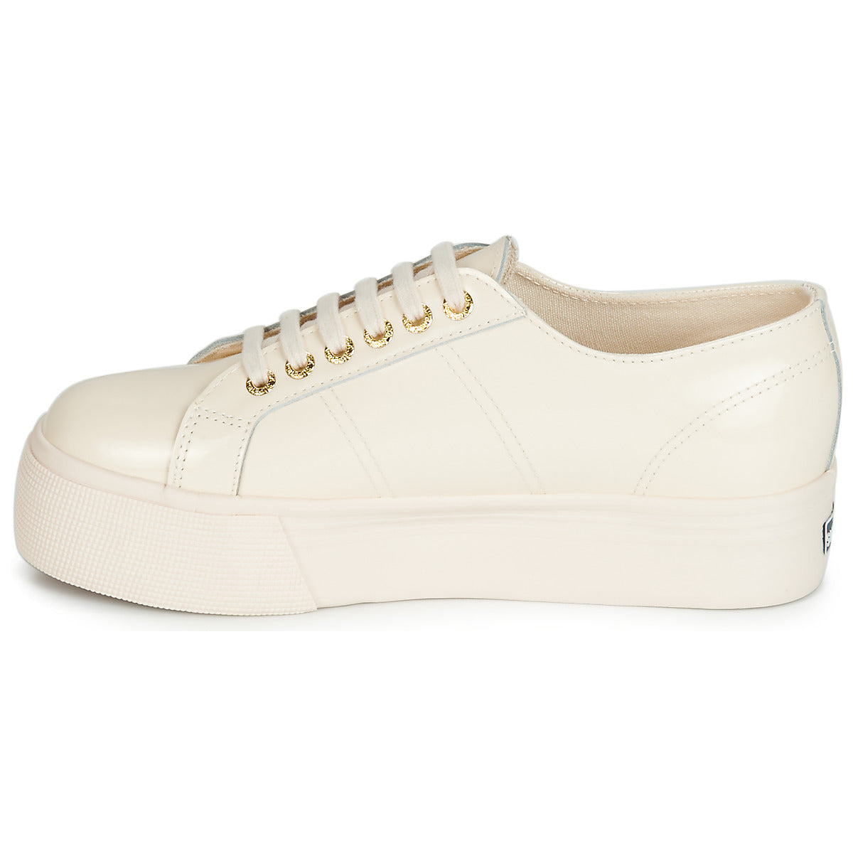 Sneakers basse donne Superga  2790 LEAPATENT  Beige 