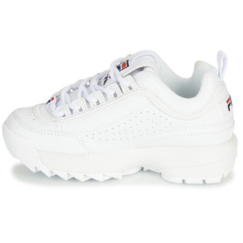 Scarpe bambini ragazzo Fila  DISRUPTOR KIDS  Bianco 