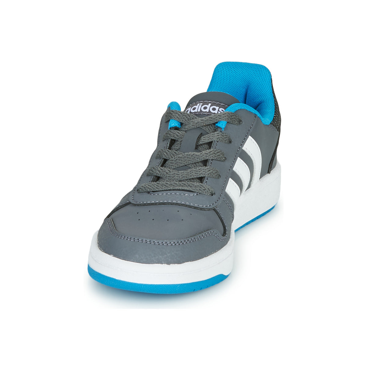 Scarpe bambini ragazzo adidas  HOOPS K  Grigio 