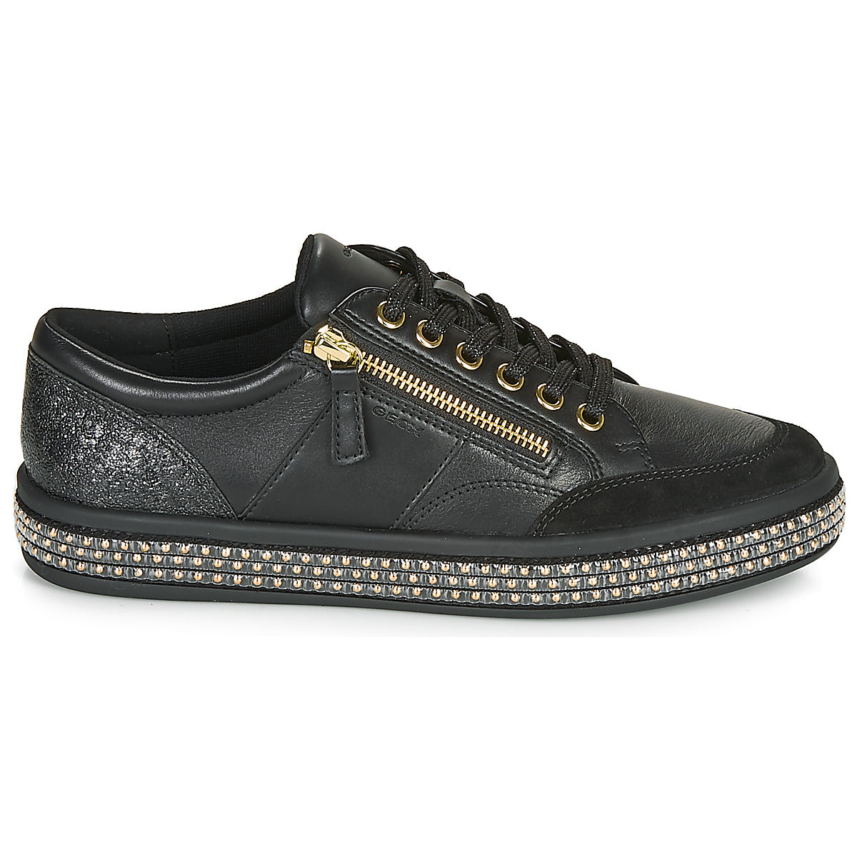 Sneakers basse donne Geox  D LEELU'  Nero 