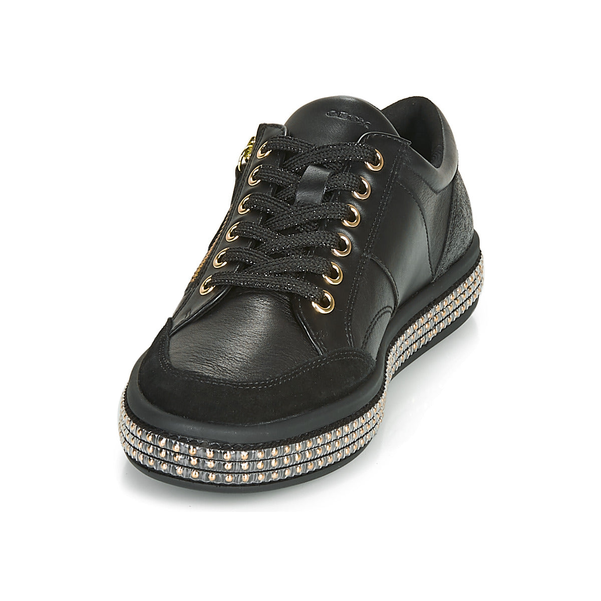 Sneakers basse donne Geox  D LEELU'  Nero 