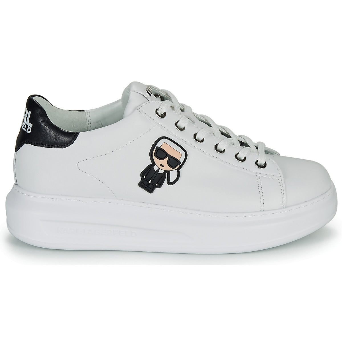 Sneakers basse donne Karl Lagerfeld  KAPRI KARL IKONIC LO LACE  Bianco 