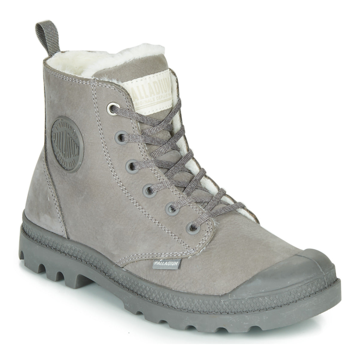 Sneakers alte donne Palladium  PAMPA HI ZIP WL  Grigio 