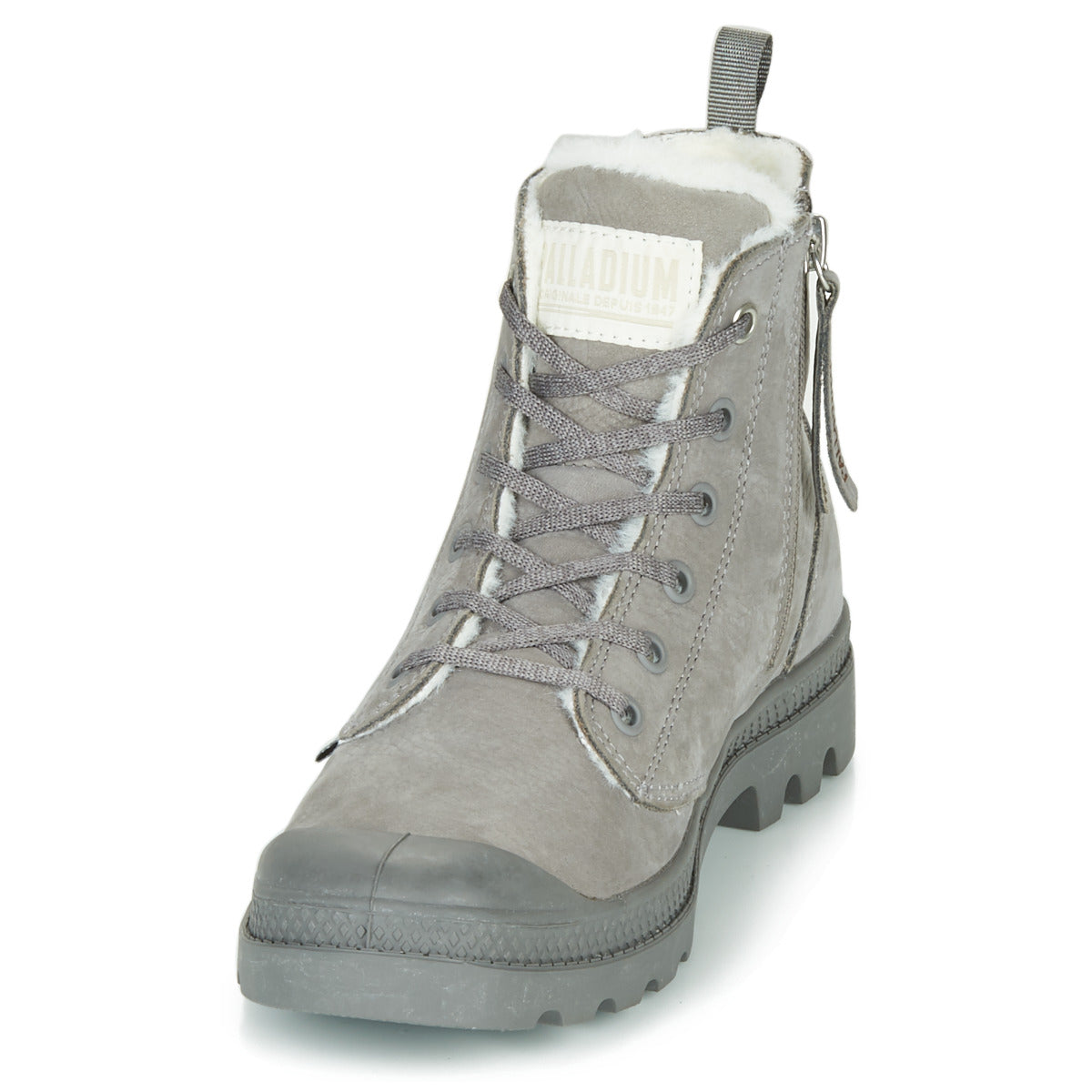 Sneakers alte donne Palladium  PAMPA HI ZIP WL  Grigio 