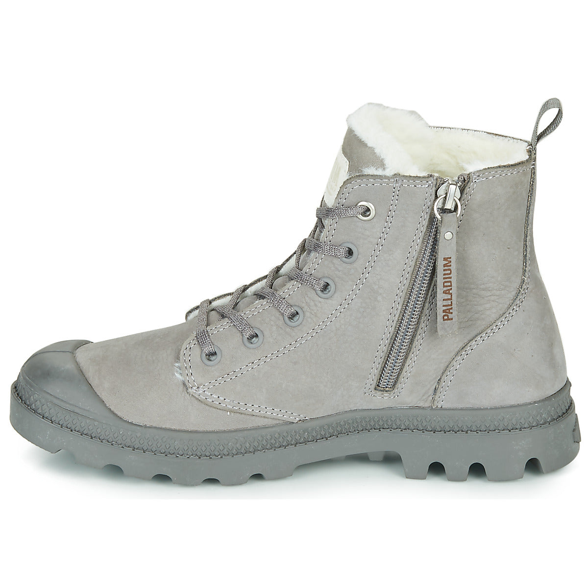 Sneakers alte donne Palladium  PAMPA HI ZIP WL  Grigio 