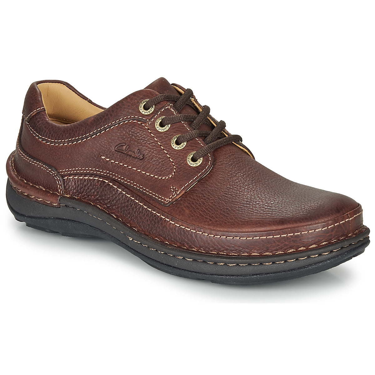 Scarpe uomini Clarks  NATURE THREE  Marrone 