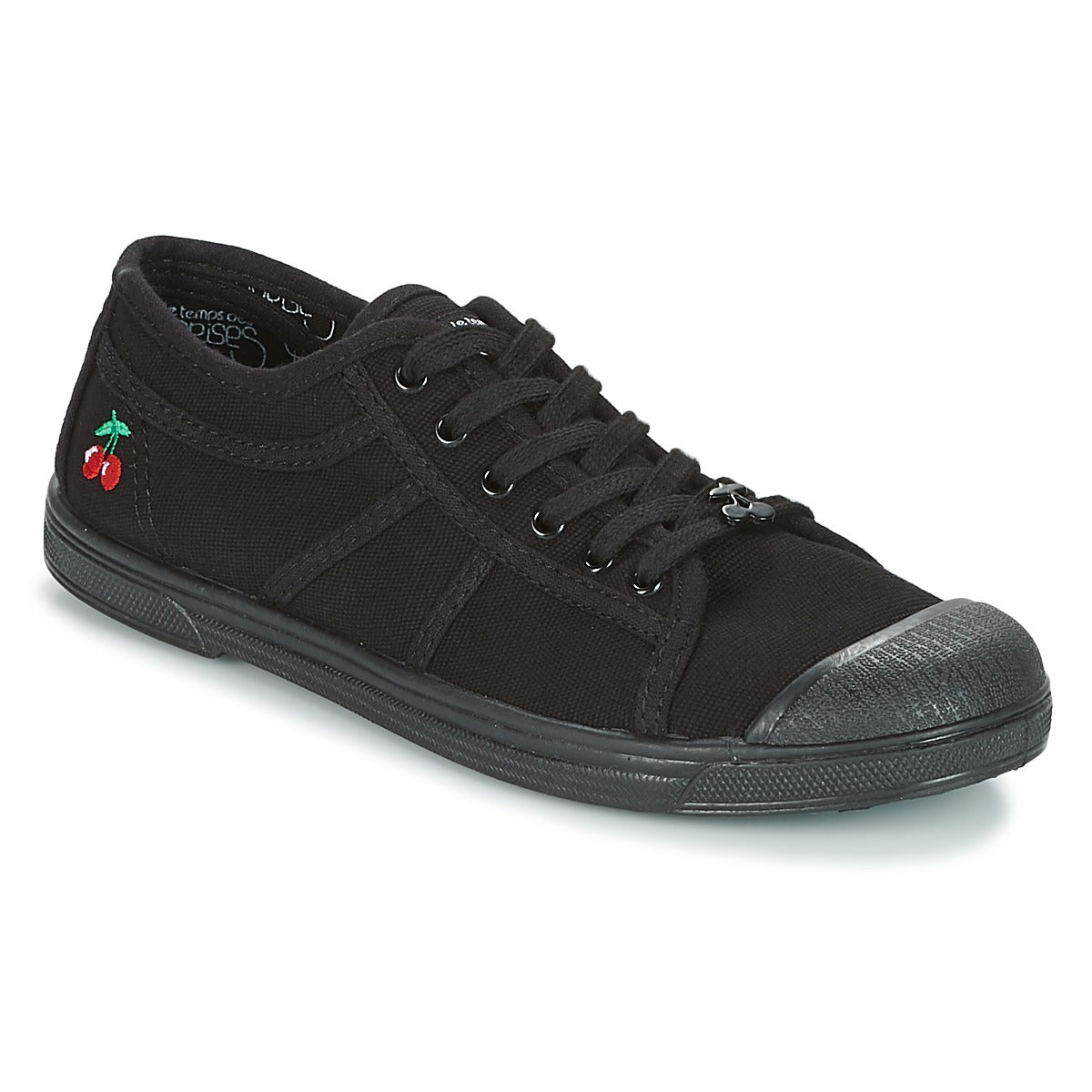 Sneakers basse donne Le Temps des Cerises  BASIC 02 MONO  Nero 