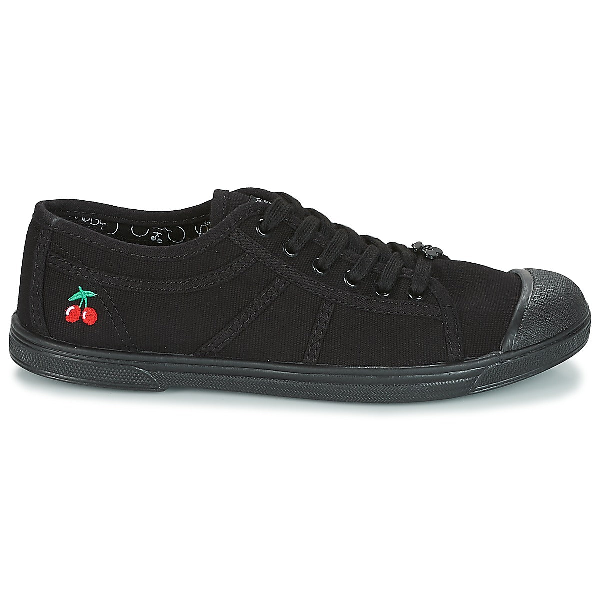 Sneakers basse donne Le Temps des Cerises  BASIC 02 MONO  Nero 