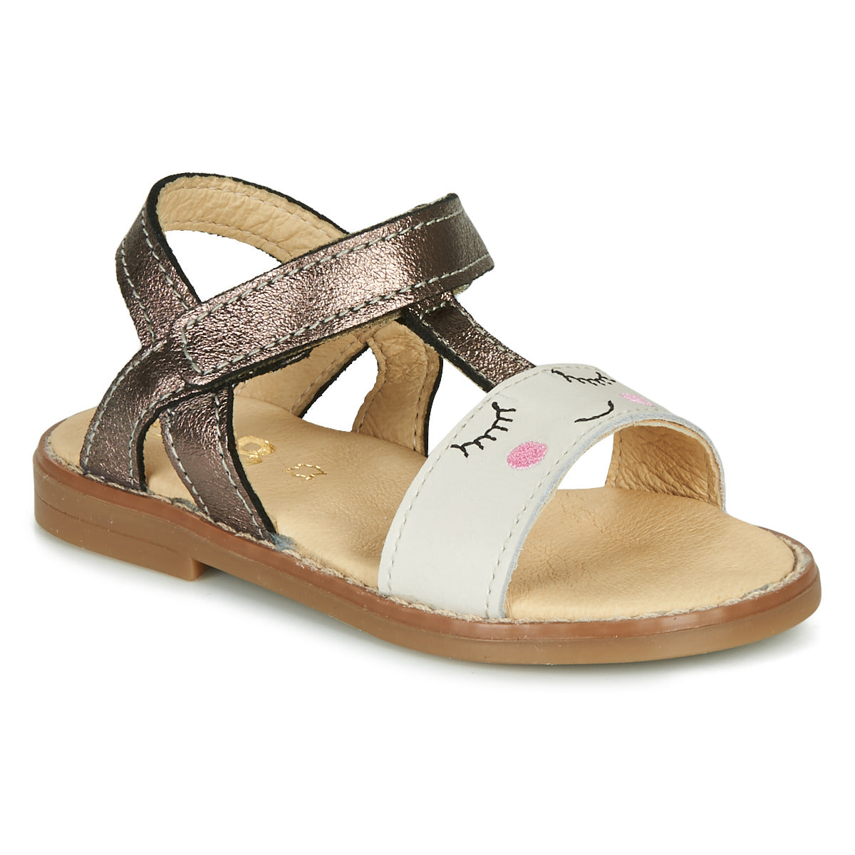 Sandali bambini ragazza GBB  NAZETTE  Beige 