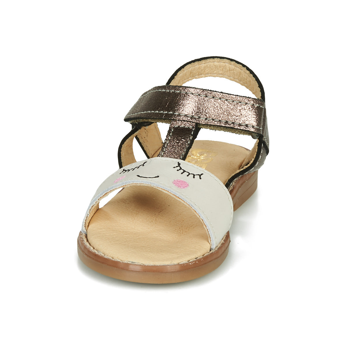 Sandali bambini ragazza GBB  NAZETTE  Beige 