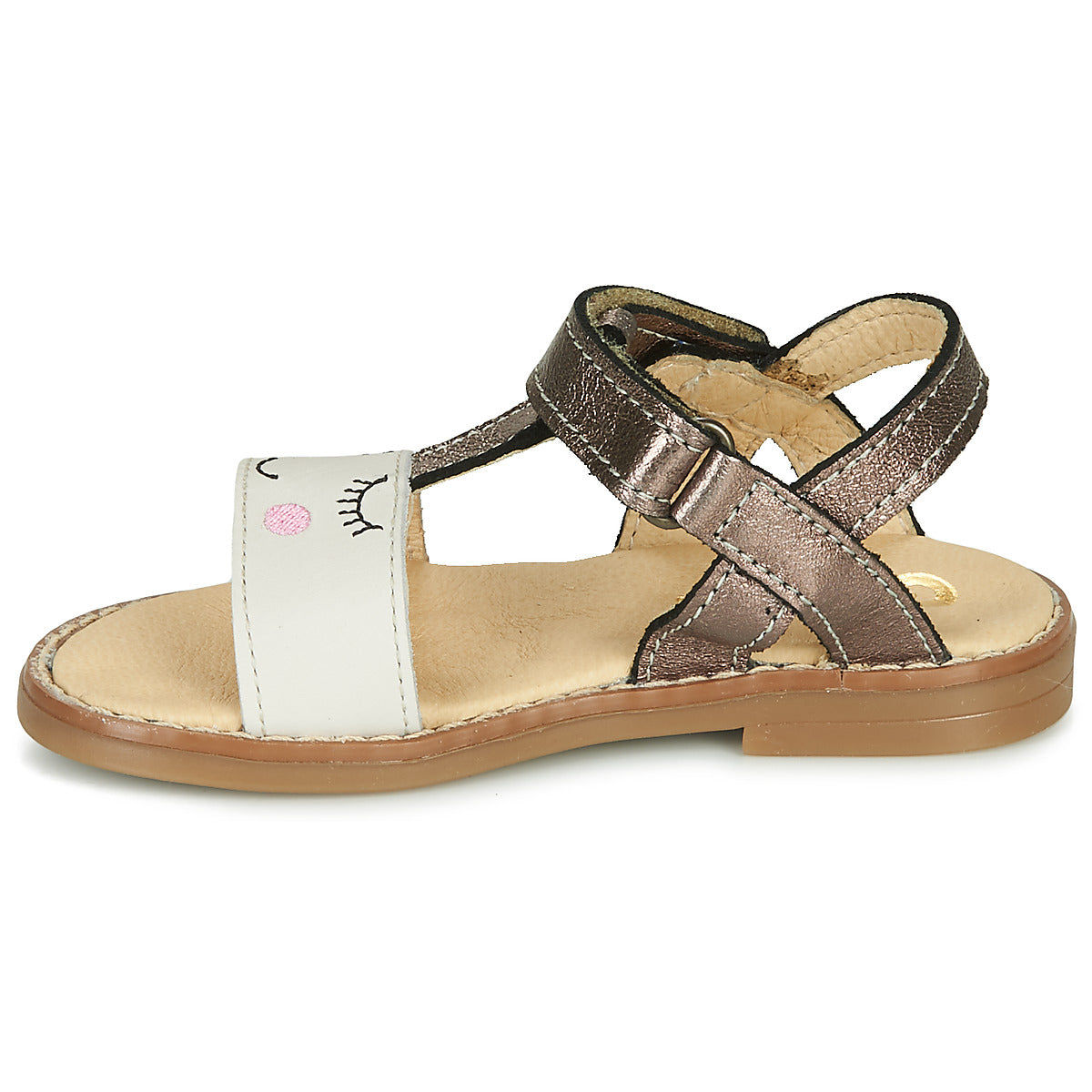 Sandali bambini ragazza GBB  NAZETTE  Beige 