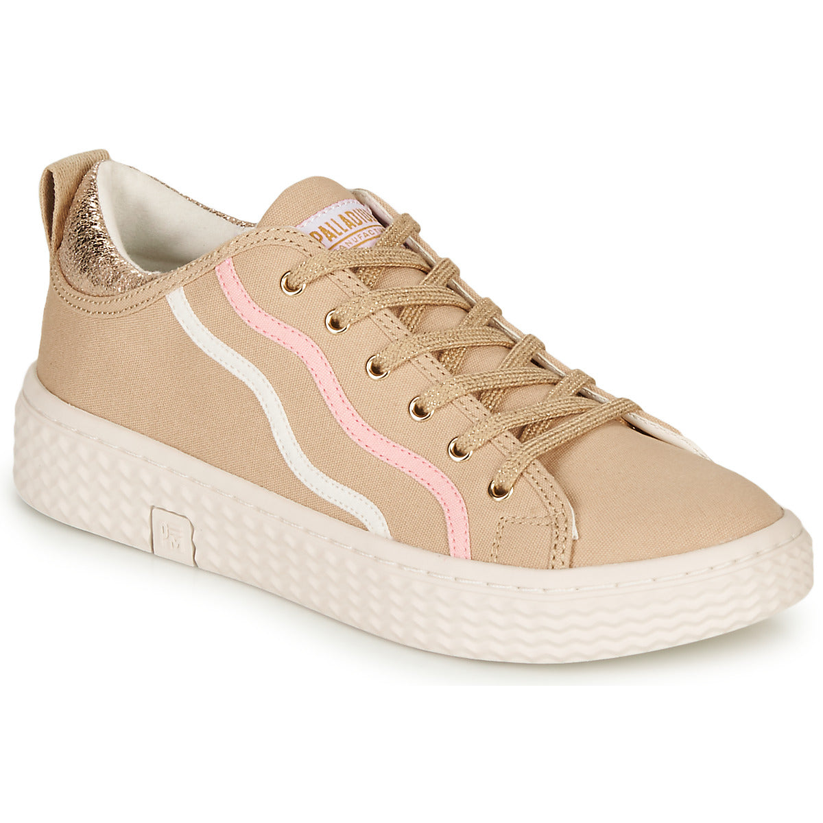 Sneakers basse donne Palladium  TEMPO 02 CVS  Beige 