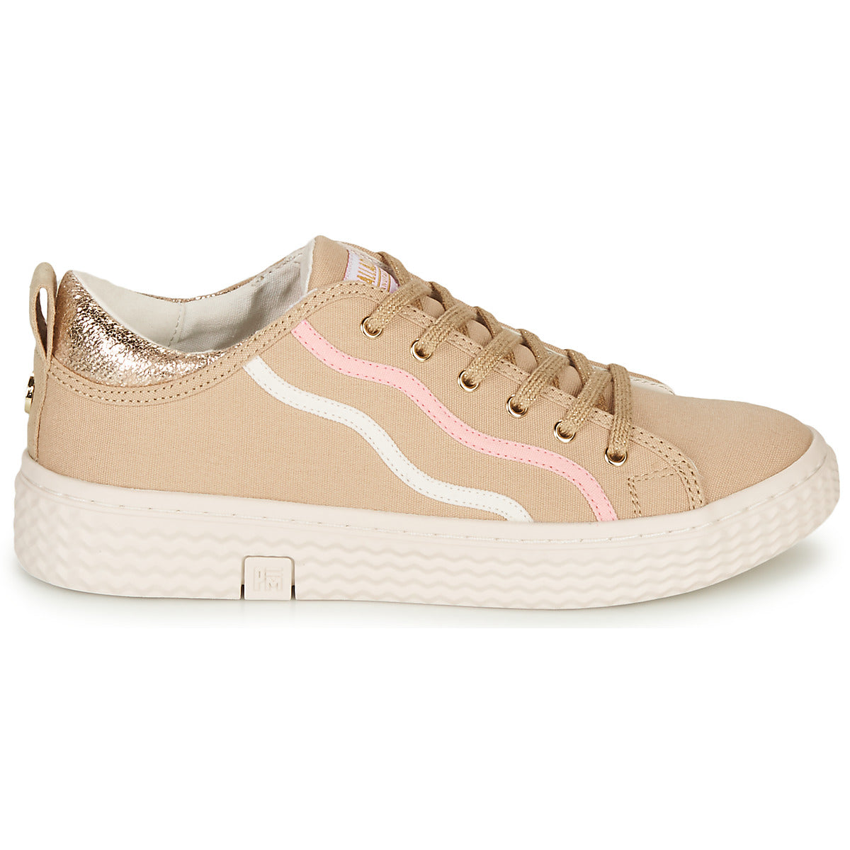 Sneakers basse donne Palladium  TEMPO 02 CVS  Beige 