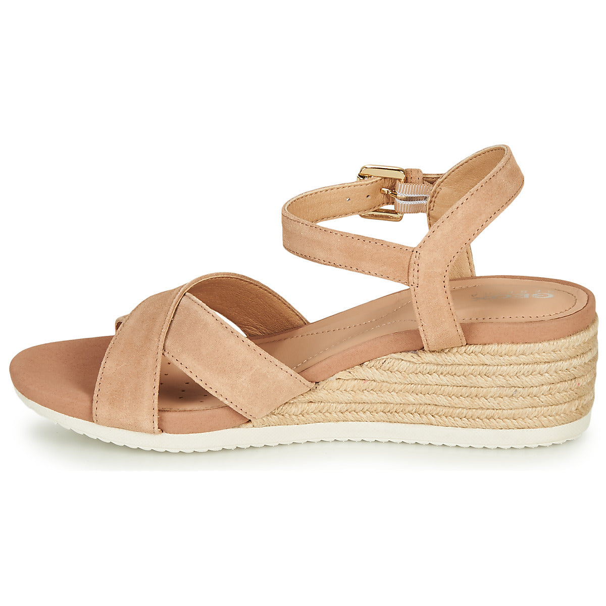 Sandali donne Geox  D ISCHIA CORDA  Beige 