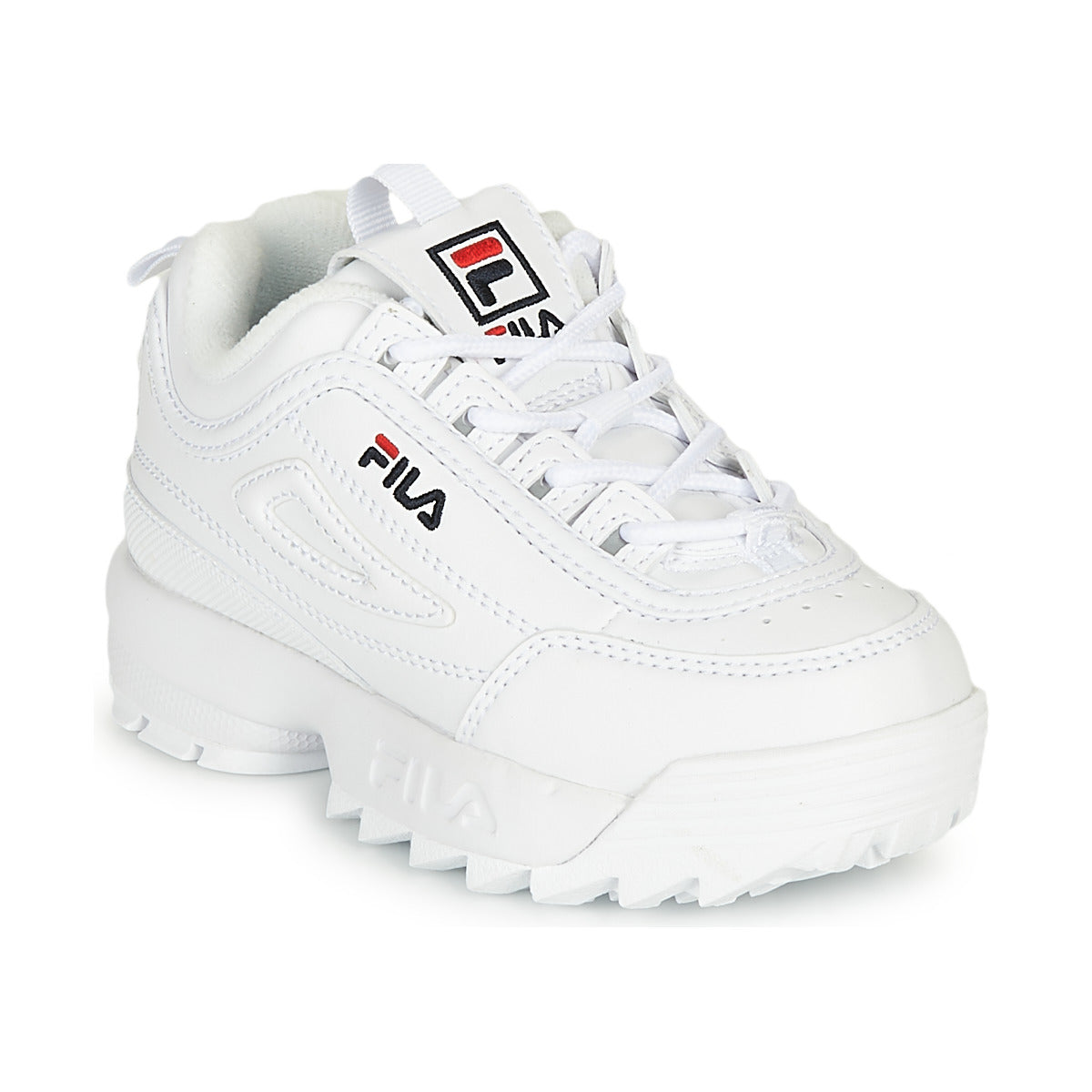 Scarpe bambini ragazzo Fila  DISRUPTOR INFANTS  Bianco 