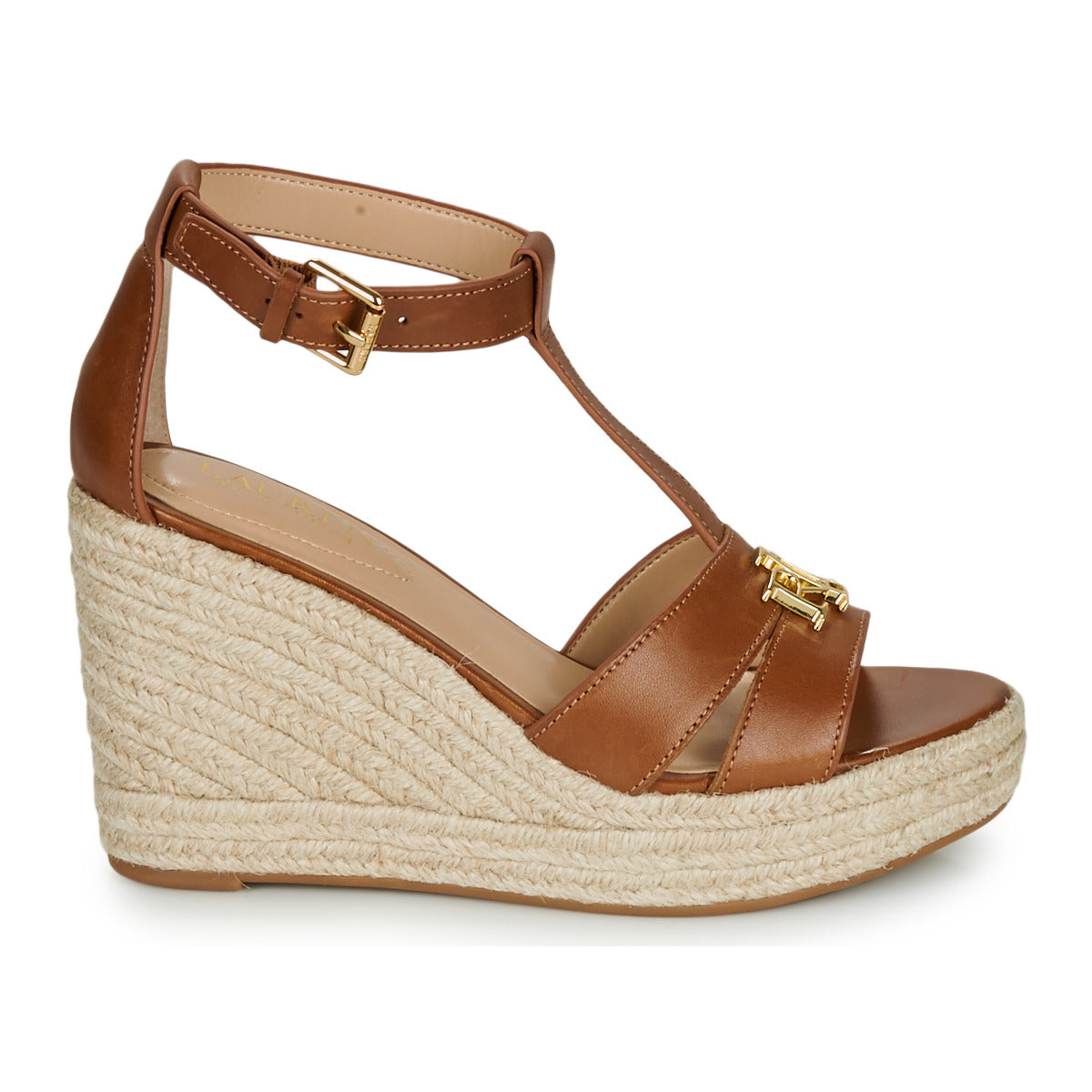 Sandali donne Lauren Ralph Lauren  HALE ESPADRILLES CASUAL  Marrone 