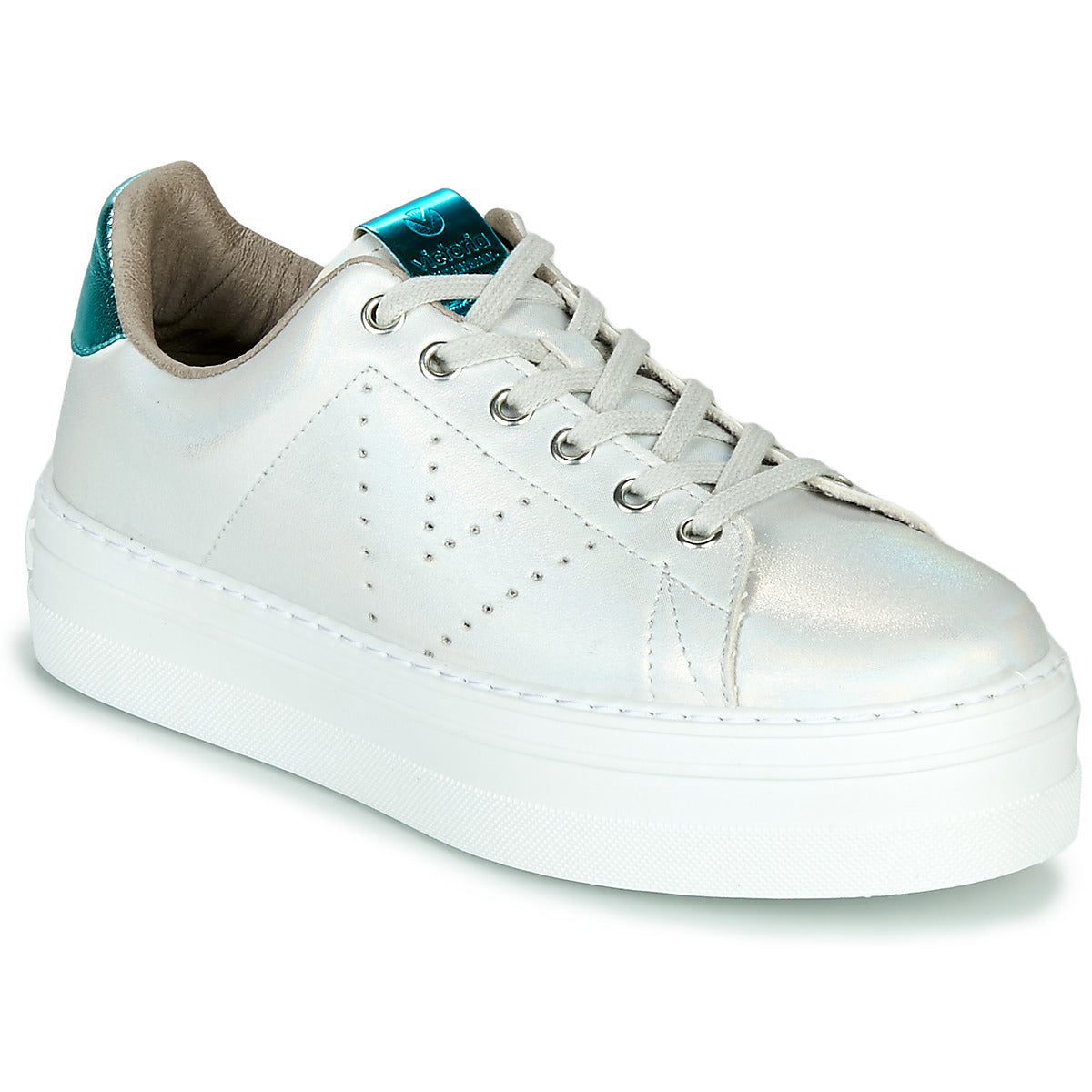 Sneakers basse donne Victoria  BARCELONA METAL  Bianco 