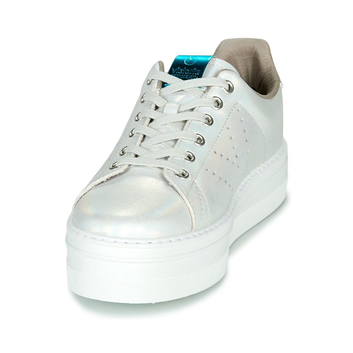 Sneakers basse donne Victoria  BARCELONA METAL  Bianco 