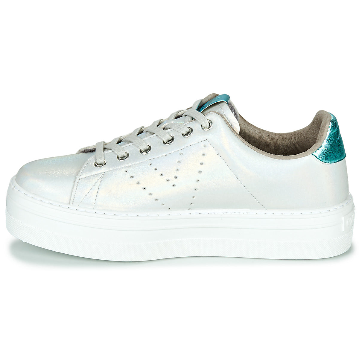 Sneakers basse donne Victoria  BARCELONA METAL  Bianco 