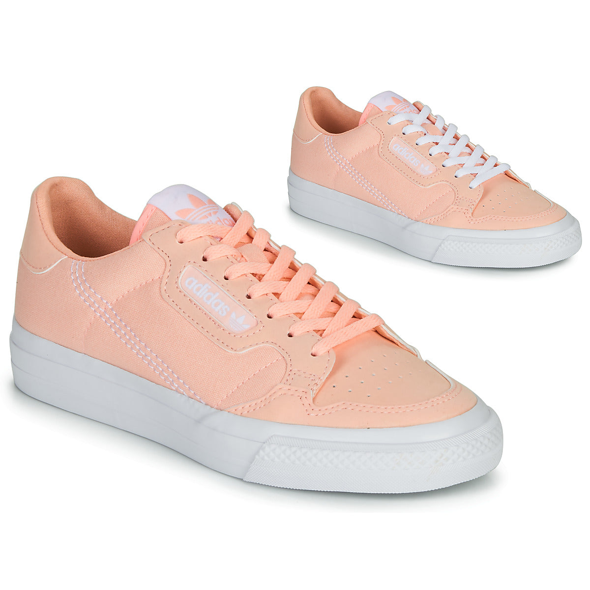 Scarpe bambini ragazza adidas  CONTINENTAL VULC J  Rosa 