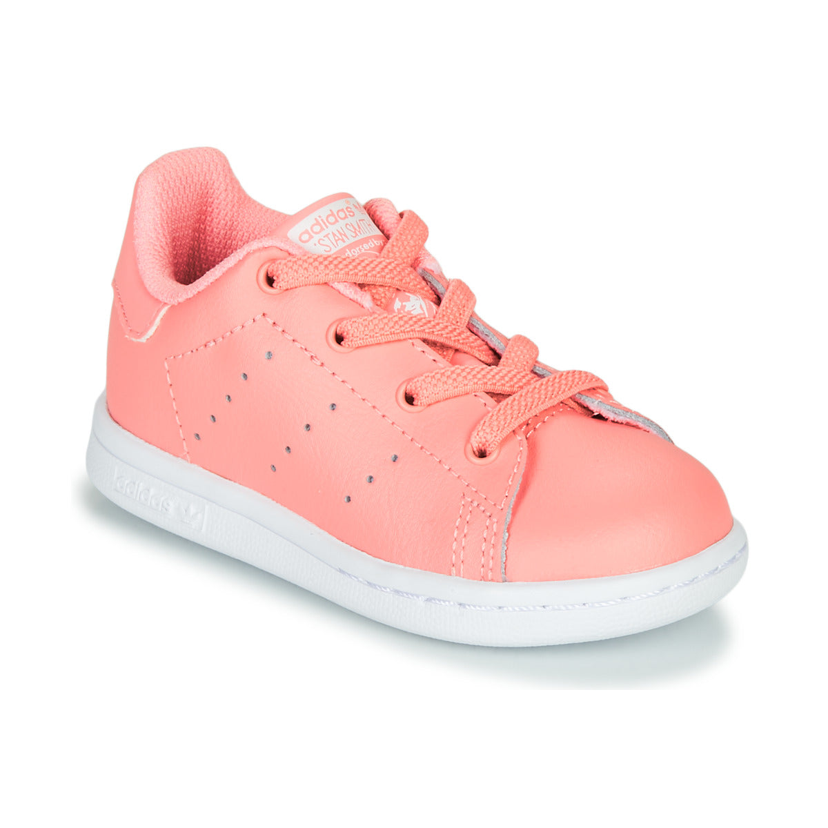 Scarpe bambini ragazza adidas  STAN SMITH EL I  Rosa 