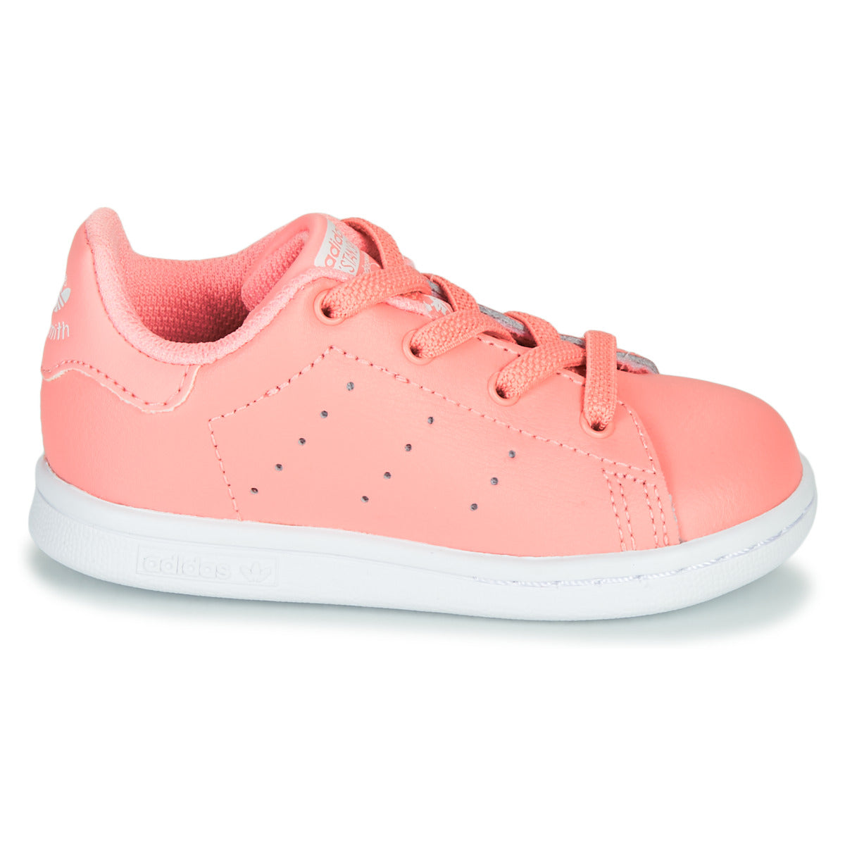 Scarpe bambini ragazza adidas  STAN SMITH EL I  Rosa 