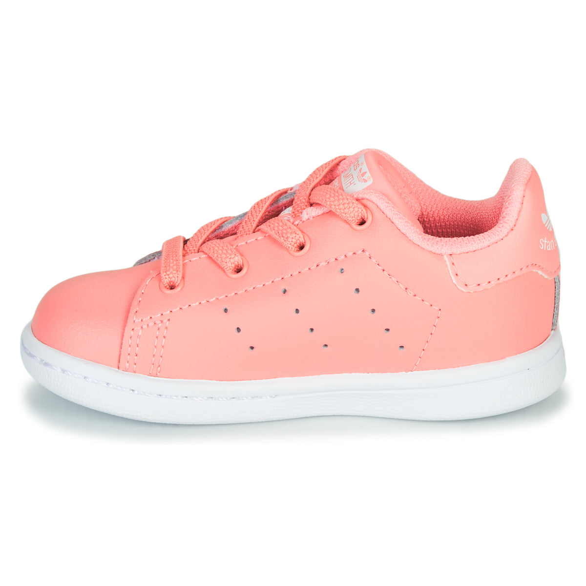 Scarpe bambini ragazza adidas  STAN SMITH EL I  Rosa 