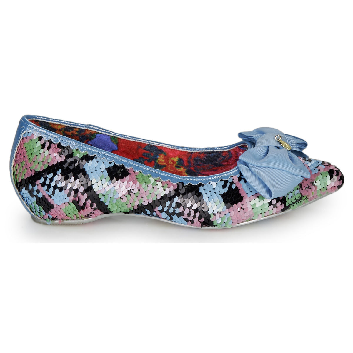 Ballerine donne Irregular Choice  MINT SLICE  Blu 